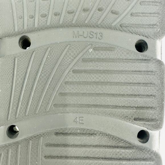 New Balance Men's Float Slide Sandals Black/Silver Size 13 EEEE 4E Width - Picture 11 of 11